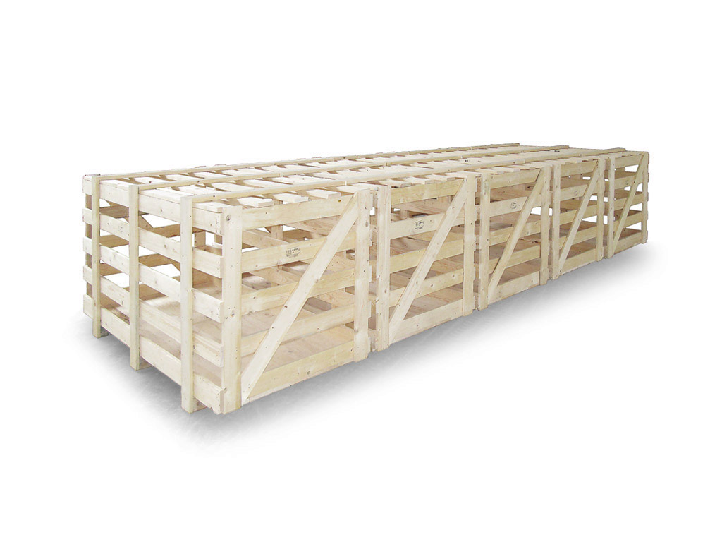 gabbia in legno su misura